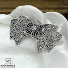 Adorable Floral Bow Brooch