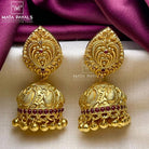 Antique Gold Plated Jhumka