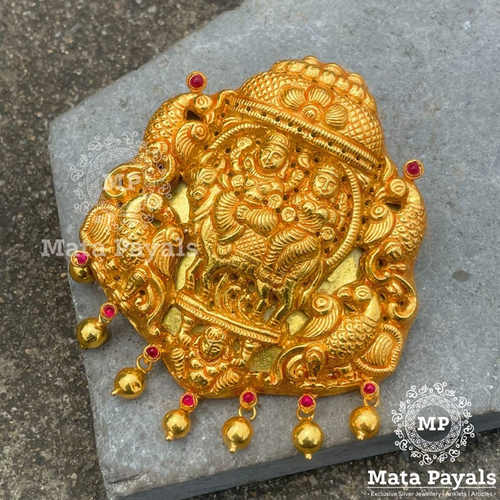 Astounding Nakshi Lord Shiva Parvathi Pendant