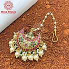 Attractive Kundan Floral Gold Plated Mangtika