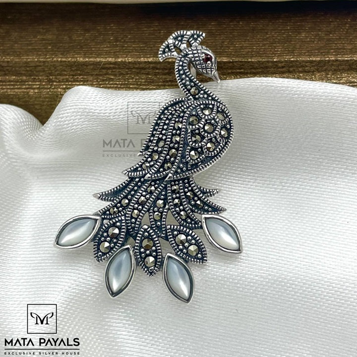 Beautiful Peacock Pendant Cum Brooch