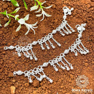 Charming Drop Silver Baby Anklet (1-2 Years)