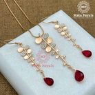 Charming Rose Gold Pendant Set