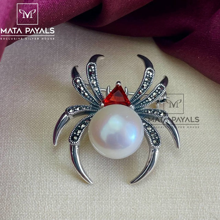 Charming Spider Pendant Cum Brooch