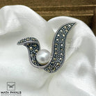 Cute Marcasite Brooch