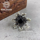 Dazzling Black Oxidised Ring