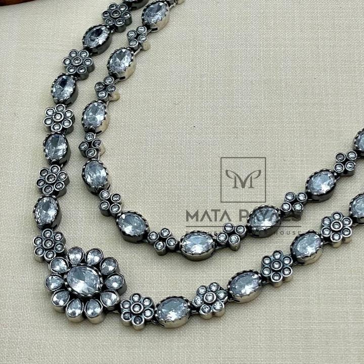 Dazzling Zircon Layered Necklace