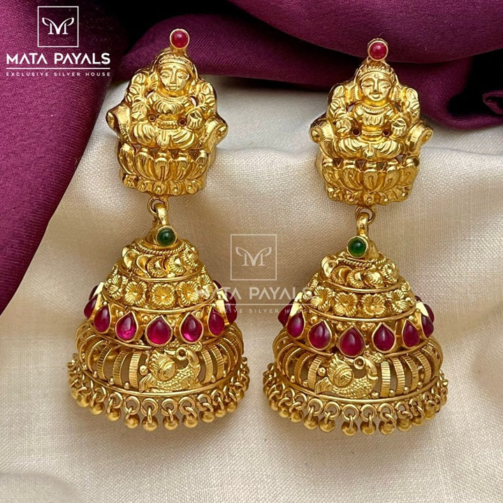 Divine Lakshmi Traditional Jhumka