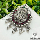 Divine Maa Lakshmi Oxidised Pendant