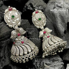 Eccentric Oxidised Jhumka