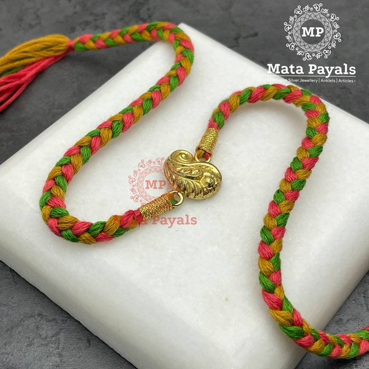 Elate Gold Plated Colourful Rakhi