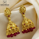 Traditional Temple Gold Plated Jhumka