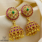 Exclusive Gold Plated Temple Jhumka