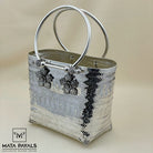 Eye Turner Silver Handbag