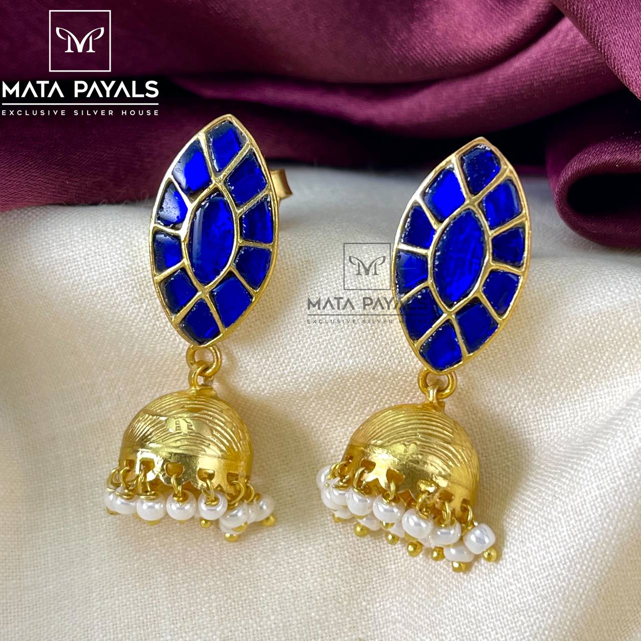 Fab Kundan Jhumka