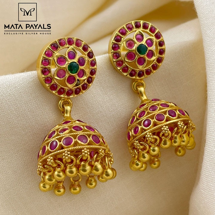 Fabulous Gold Polish Jhumka