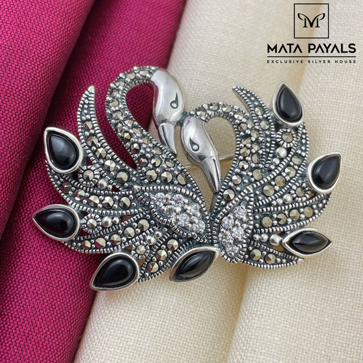 Fabulous Marcasite Brooch