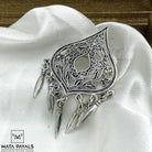 Filigree Silver Brooch