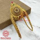 Traditional Peacock Floral Gold Plated Arm Band