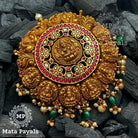 Galvanizing Shri Lakshmi Silver Gold Plated Pendant