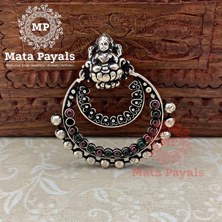 Goddess Laxmi Chandbali Pendant