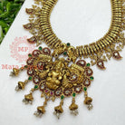 Gorgeous Devi Lakshmi Mayur Carved Necklace