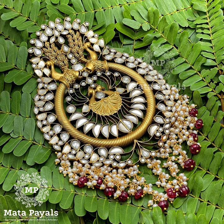 Gorgeous Mayur Kundan Gold Plated Pendant