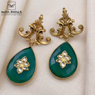 Green Jade Earrings