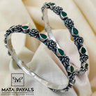 Green Rose Bangle