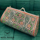 Hand Enamel Painted Clutch