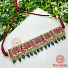 Impressive Chatai Kundan Gold Plated Necklace