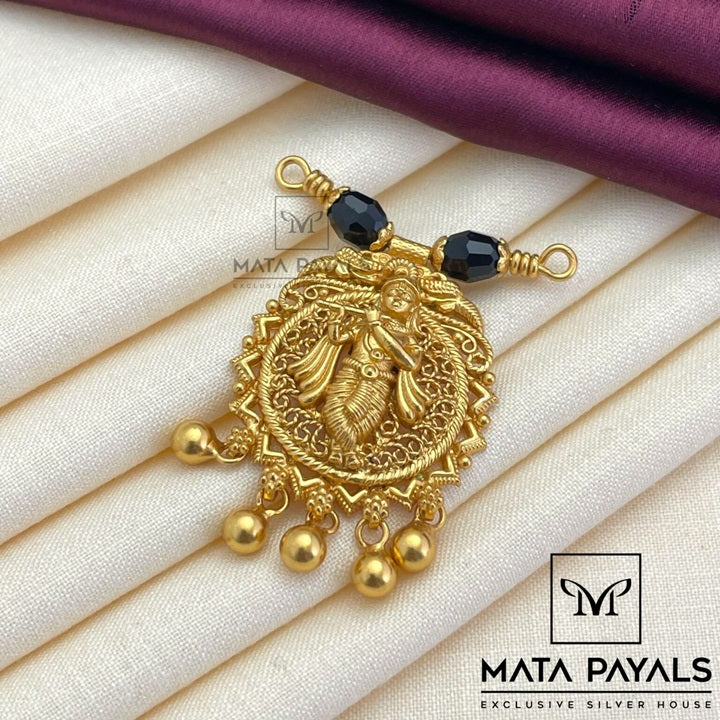 Irresistible Krishna Gold Plated Pendant