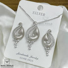 Majestic Silver Pendant Set