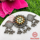 Mandala Dual Tone Oxidised Choker