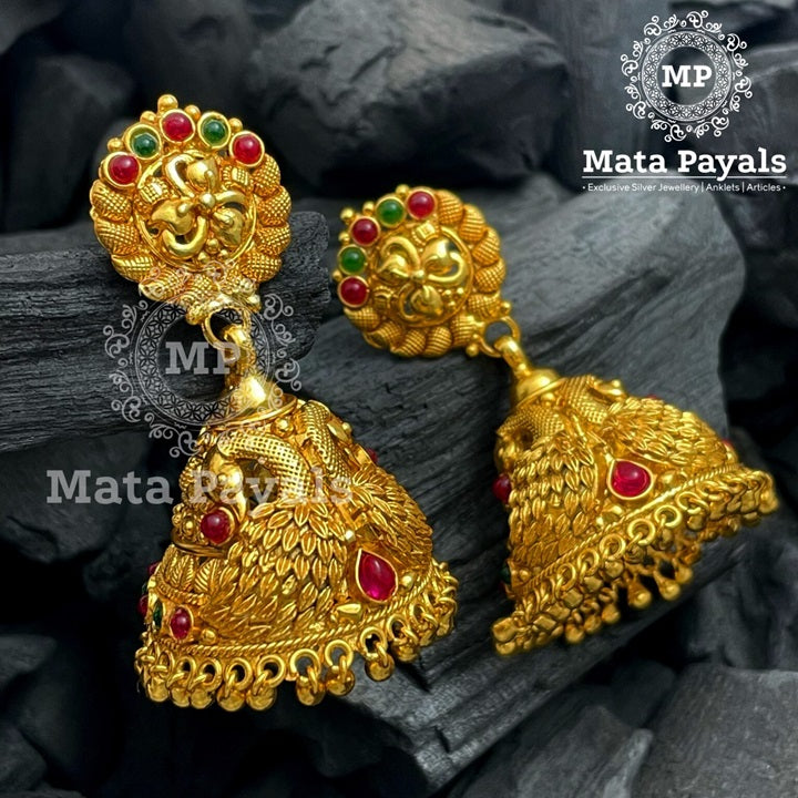 Miraculous Gold Plated Jhumka