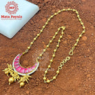  Beaded Moonish Kundan Gold Plated Hara