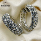 Exceptional Marcasite Hoop