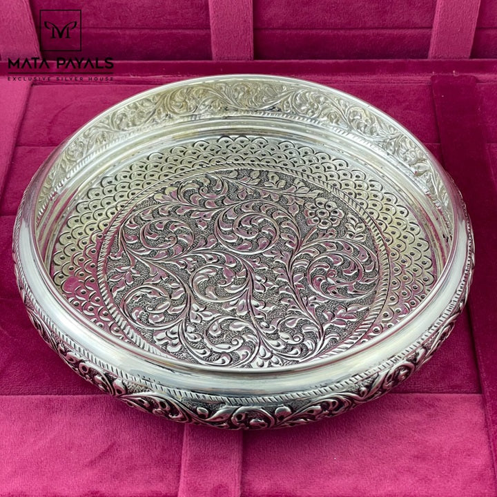 Oxidised Pooja Plate