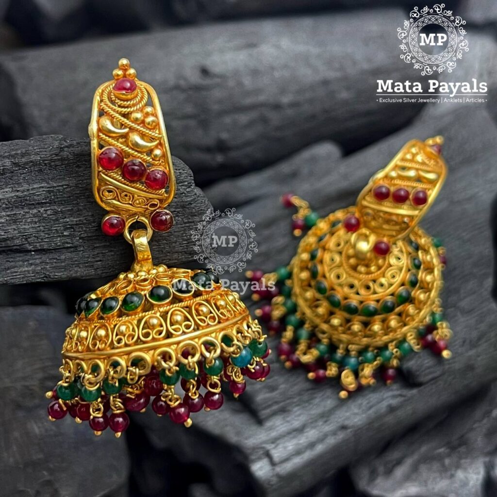 Royal R&G Gold Plated Jhumka