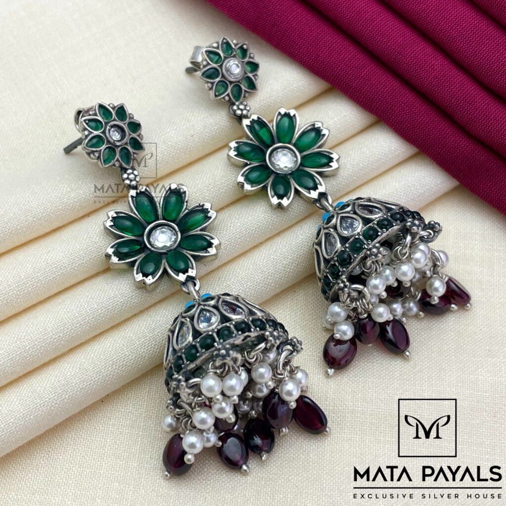 Royal Ravishing Oxidised Jhumka