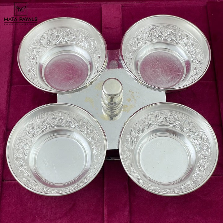 Set Of 4 Kumkum Bharni