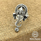 Shri Ganesha Oxidised Ring