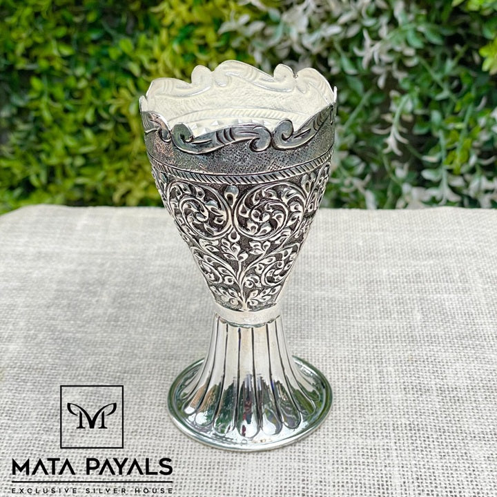 Silver Wine Glass