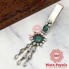 Stunning Floral Jade Key Chain