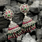 Traditional Filigree Oxidised Jhumka