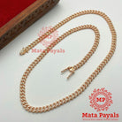 Trendy Zircon Rose Gold Linked Neck Chain