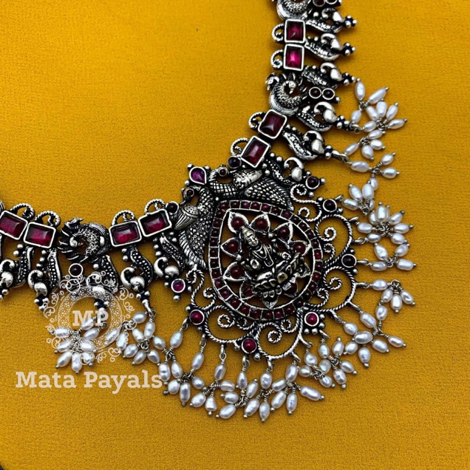 Charming Laxmi Guttupusalu Necklace
