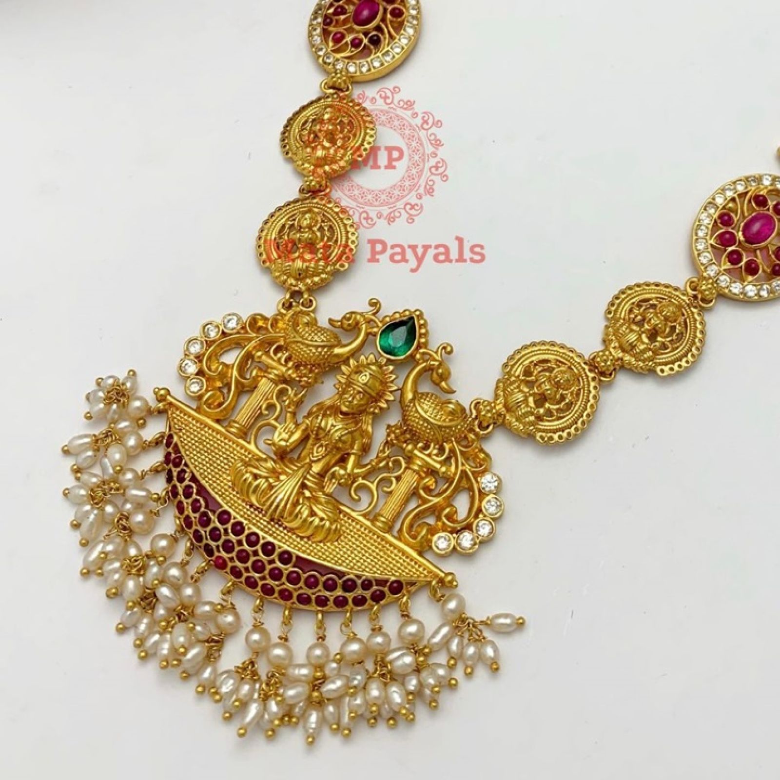 Goddess Lakshmi Nakshi Traditional Necklace