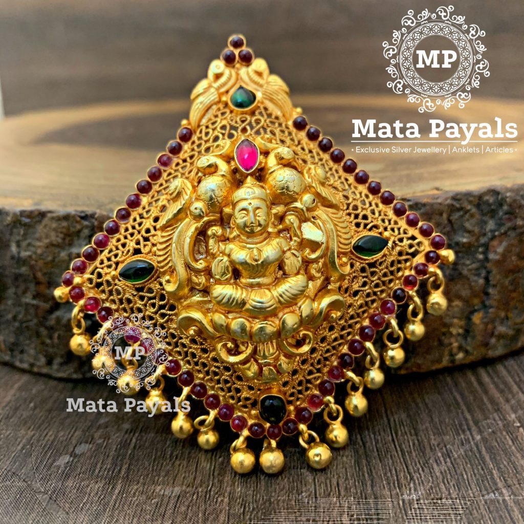 Diamond Shaped MahaLakshmi Pendant