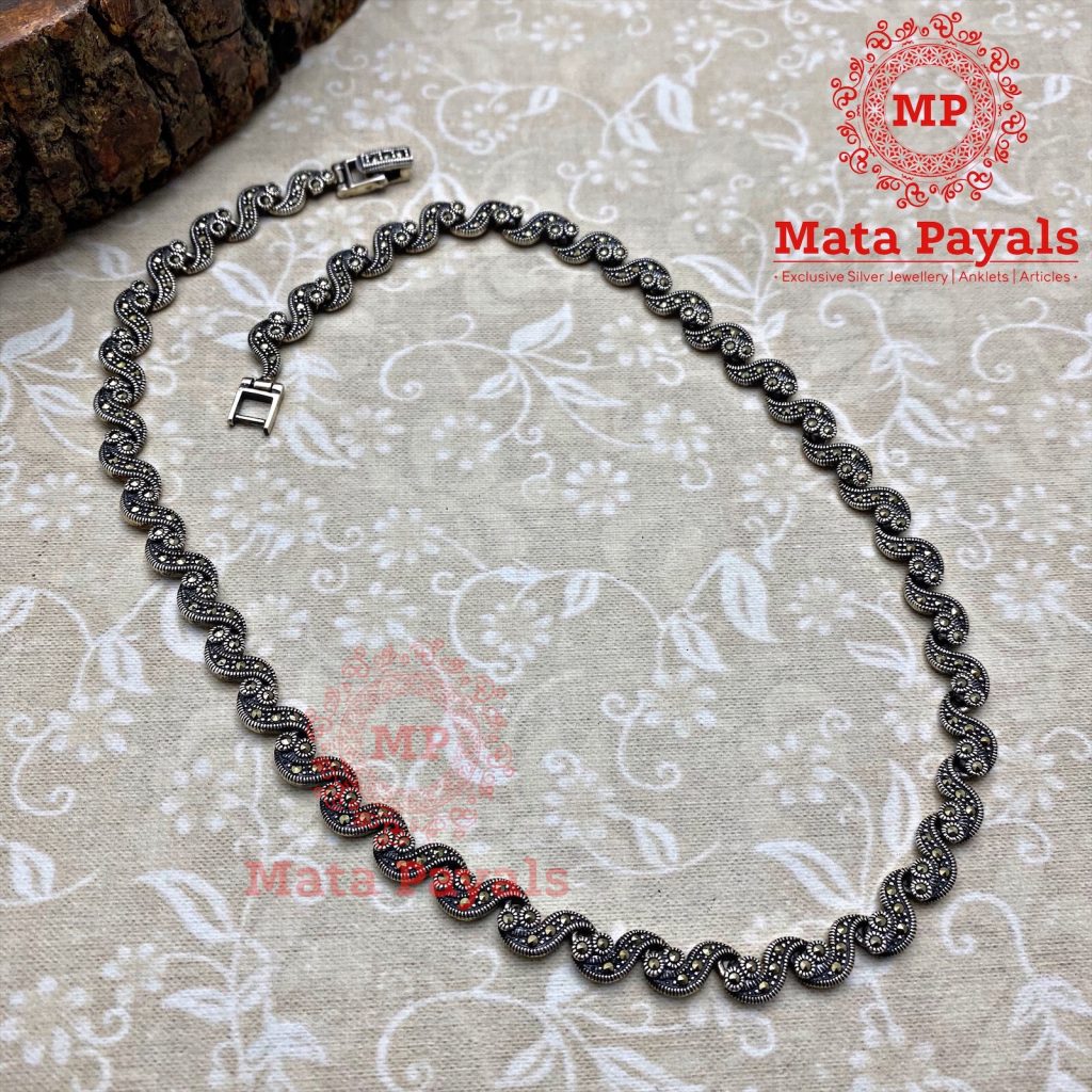 Marcasite Chain Necklace
